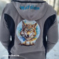 Preview: Bügelbild Fantasie-Tiere Wolf